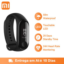 Carregar imagem no visualizador da galeria, Mi Band3 Relógio Pulseira Smartwatch Monitor Cardíaco Xiaomi (FRETE GRÁTIS)