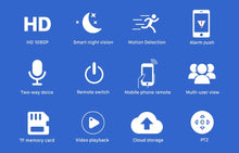 Carregar imagem no visualizador da galeria, Câmera WiFi Outdoor Speed 1080P PTZ IP
