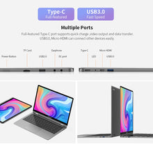 Carregar imagem no visualizador da galeria, Teclast Newest Laptops F6 Plus 13.3 inch Notebook Gemini Lake 8GB LPDDR4 256GB SSD Windows 10
