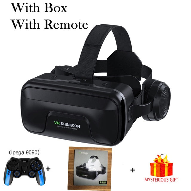 Óculos VR Realidade Virtual 3D + Controle (FRETE GRÁTIS)