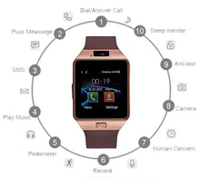 Carregar imagem no visualizador da galeria, Novo Smart Watch DZ09 (FRETE GRÁTIS)
