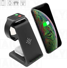 Carregar imagem no visualizador da galeria, 3 em 1 Carregador de Celular/ Apple Watch/ Fone de Ouvido
